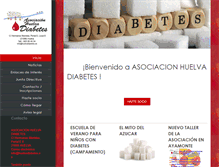 Tablet Screenshot of huelvadiabetes.com